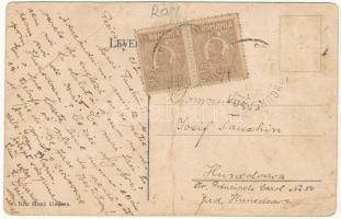 Pécska, Magyarpécska, Pecica; Római katolikus templom. Iritz Manó kiadása / church (fa)