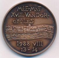 Lantos Györgyi (1953-) 1988. "Türr István 1825-1908 / MÉE XVIII. Vándorgyűlés - Baja" kéto...