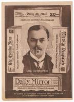 Lord Rothermere arcképe a Daily Mirrorban. Tolnai Világlapja kiadása / Hungarian irredenta (EK)