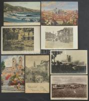 Több mint 700 régi külföldi városképes lap, érdekes, változatos anyag / More than 700 old foreign topographic postcards, interesting material