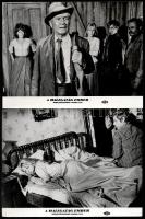 cca 1967 ,,Hallgatag ember" című amerikai westernfilm jelenetei és szereplői (főszereplő Paul N...