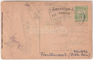 1910 Badafalva, Weichselbaum; Erinnerung an die Fahnenweihe des neugegründeten Ungarischen Militär-V...