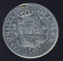 Német Államok / Hannover 1846. Thaler Ag Ernst August T:3 f ny