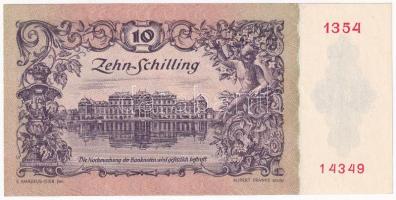 Ausztria 1950. 10Sch T:I-
Austria 1950. 10 Schilling C:AU
Krause 127
