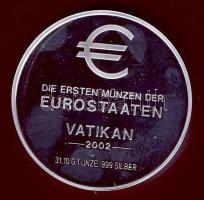 Németország 2002. "A Vatikán első érméi" multicolor Ag 31,7g T:PP