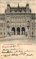 1906 Budapest V. Országház főkapuja (fl)