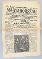 1933 Magyarország XL. évf. 281. sz., 1933. dec. 12., helyenként szakadozott lapszélekkel, 16 p.