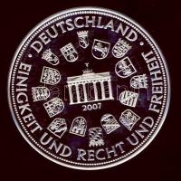 Németország 2007. "Törékeny kuszma" Ag 20,1g T:PP