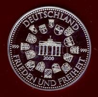 Németország 2000. "Trümmerfrauen" Ag 20,1g T:PP