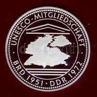 Németország 2007. "UNESCO-tagság" Ag 20,1g T:PP
