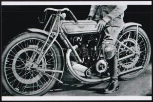 1926 Motorkerékpár, 1 db modern nagyítás, 10x15 cm