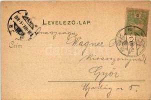 1906 Bük, Bück; Római katolikus templom, Márkovics kastély, Cukorgyár. Csikor Károly kiadása. Arthur...