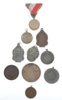 10 darabos sport emlékérem és díjérem tétel, közte 1949. "Magyar Szabadságharcos Szövetség / Né...