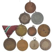 10 darabos sport emlékérem és díjérem tétel, közte ~1930-1940. "Weiss Manfred Vállalatok Tested...