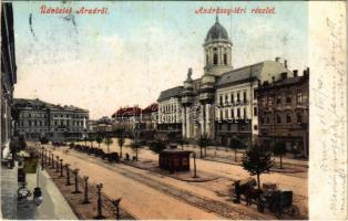 1906 Arad, Andrássy tér / square (fl)