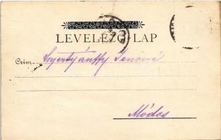 1899 (Vorläufer) Nagyvárad, Oradea; Igazságügyi palota. Láng József kiadása / Palace of Justice (Rb)