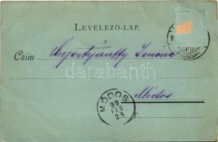 1899 (Vorläufer) Nagyvárad, Oradea; Körös-parti korzó, Református templom. Láng József kiadása / Cri...