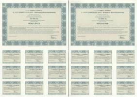 Budapest 1996. "A City Kárpótlási Jegy Befektető Részvénytársaság" 10.000Ft értékű részvén...