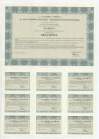 Budapest 1996. "A City Kárpótlási Jegy Befektető Részvénytársaság" 10.000Ft értékű részvén...