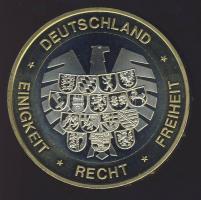 NSZK DN "Thüringia" bicolor  emlékérem T:PP