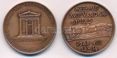 Lantos Györgyi (1953-) 1988. "Türr István 1825-1908 / MÉE XVIII. Vándorgyűlés - Baja" kéto...