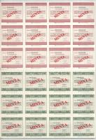 1990-1995. 5 darabos magyar részvény tétel: "Konzumbank", "Agrobank", "Kult...