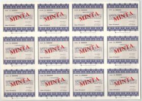 1991-1994. 5 darabos magyar részvény tétel: "Agroinvest", "Celladam", "Műsz...