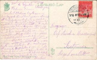 1918 Tátra, Magas-Tátra, Vysoké Tatry; Bobsleigh menetben, szánkó, téli sport / bobsled, sledding, w...