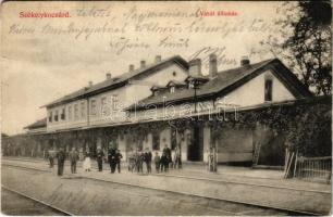 1910 Székelykocsárd, Kocsárd, Lunca Muresului; vasútállomás / railway station (EK)