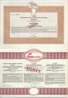 1991-1994. 5 darabos magyar részvény tétel: "Veszprémtej", "Ereco", "Béfa&q...
