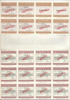 1991-1994. 5 darabos magyar részvény tétel: "Veszprémtej", "Ereco", "Béfa&q...