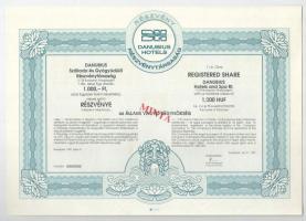 1991-1994. 5 darabos magyar részvény tétel: "Veszprémtej", "Ereco", "Béfa&q...