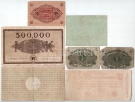 Német Birodalom ~1920. 7db-os bankjegytétel, közte Drezda 1923. 500.000M + Drezda 1923. 500.000M &qu...