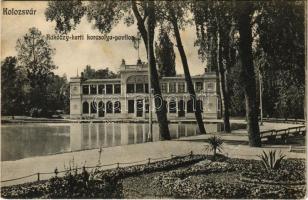 1912 Kolozsvár, Cluj; Rákóczi kerti korcsolyapavilon. Lehota Anna kiadása / skating rink (fa)