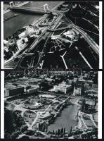 Változó időben készült légi felvételek Budapestről, a néhai Lapkiadó Vállalat központi fotólaborjána...