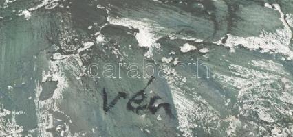 Vén jelzéssel: Női akt. Olaj, vászon. 40x40 cm