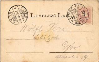 1899 (Vorläufer) Zsögödfürdő, Jigodin Bai; fürdő. György Jakab Márton kiadása. Wlaszlovits Gusztáv /...