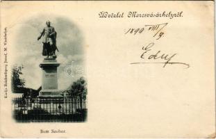 1899 (Vorläufer) Marosvásárhely, Targu Mures; Bem szobor. Reichardsperg József kiadása / statue, monument (EK)