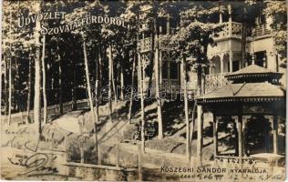 1906 Szováta-fürdő, Baile Sovata; Kőszeghi Sándor nyaralója / villa, spa (EK)