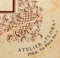 1907 Póla, a Cs. és Kir. Haditengerészet (K.u.K. Kriegsmarine) kadétiskolájának csoportképe, nagymér...