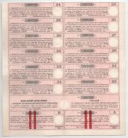 Budapest 1923. "Magyar Czukoripar-Részvénytársaság" részvénye 600K-ról szelvényekkel, szár...