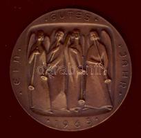 NSZK 1965. "1965 - egy jó év" emlékplakett T:2