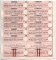 Budapest 1923-1941. "Magyar Czukoripar-Részvénytársaság" részvénye 100K-ról + 600K-ról + 2...