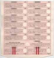 Budapest 1923-1941. "Magyar Czukoripar-Részvénytársaság" részvénye 100K-ról + 600K-ról + 2...