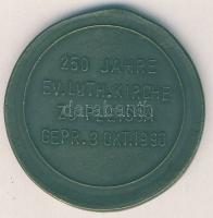 Németország 1990. "Pleissai evangélikus-lutheránus templom" emlékplakett T:2