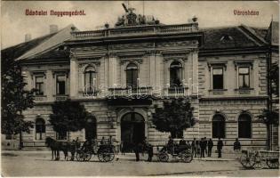 1912 Nagyenyed, Aiud; Városháza. Földes Ede kiadása / town hall (EK)