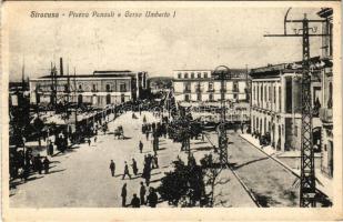 1920 Siracusa, Piazza Pancali e Corso Umberto I (EK)