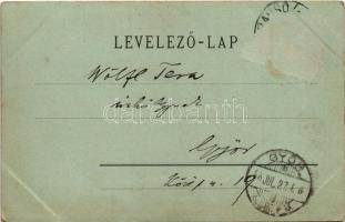 1899 (Vorläufer) Brassó, Kronstadt, Brasov; Református templom. Julius Müller utóda kiadása / Calvin...