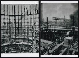 1952 és 1956 között, Sztálinváros, Ráth László fotóriporter hagyatékából 3 db modern nagyítás, 23,7x...