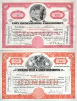 Amerikai Egyesült Államok 1939-1981. 6 darabos részvény tétel, benne "Columbus and Southern Ohi...